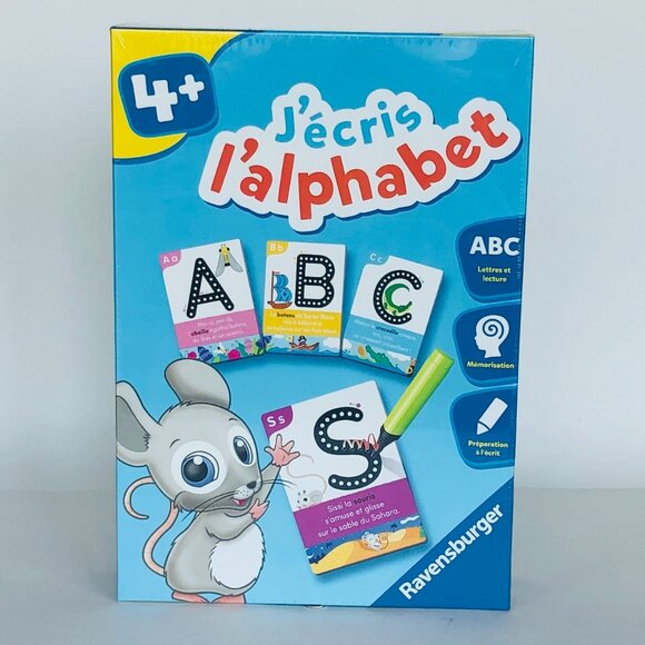 New Sealed Ravensburger Game J’écris l’alphabet ( I Write The 26 Alphabets) FR - Picture 3 of 12